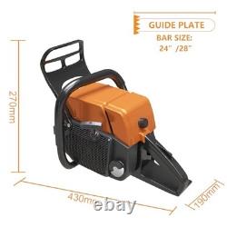 G388 Gasoline Chainsaw Power Head Compatible with For Stihl 038,038 AV, MS380