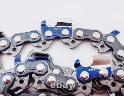 GB Titanium 20 Bar + 3-pack 3/8 Hard Chrome Chain, Fits Stihl