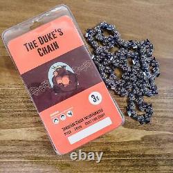 GB Titanium 32 Bar + 3-pack 3/8 Duke's Hard Chrome Chain, Fits Stihl