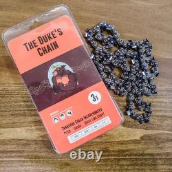 GB Titanium 32 Bar + 3-pack 3/8 Duke's Hard Chrome Chains, Fits Stihl
