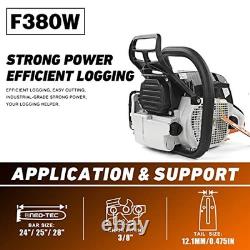 Gas Chainsaw with 28 Inch Advance Bar, 72cc 2-Cycle Gasoline Power Chain Saws
