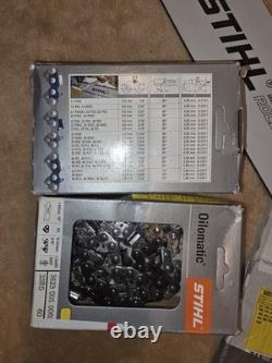 Genuine STIHL 16 Rollomatic E OEM Bar 3/8.050 55 Link 2 chains included