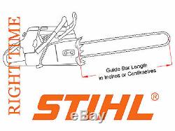 Genuine Stihl 25 Guide Bar & Oregon Ripping Chain fits STIHL Chainsaws on list