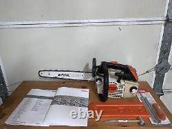 Genuine Stihl MS200 T MS 200T Chainsaw with 16 Bar & Chain & Manuals & Tools140psi