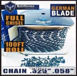 Holzfforma 100FT Roll. 325.058'' Saw Chain Compatible With Stihl Husqvarna Oleo