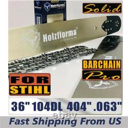 Holzfforma 36.404.063 104DL Guide Bar Saw Chain For Stihl 076 075 051 050