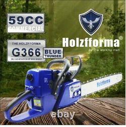 Holzfforma Farmertec G366 MS361 Chainsaw 59CC WT 20 Guide Bar and Saw Chain