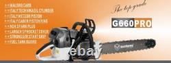 Holzfforma G660 PRO 92cc Chainsaw Power Head Full Wrap Handle Meteor Piston