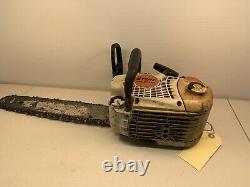 II W. Stihl MS201TC chainsaw with16' bar & chain