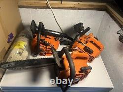 Large Rare STIHL Chainsaw Lot With Parts. Multiple Saws, New Parts. Estate Sale