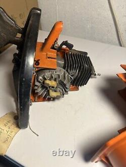 Large Rare STIHL Chainsaw Lot With Parts. Multiple Saws, New Parts. Estate Sale
