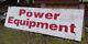 Large vintage Power Equipment Sign 9ftx3ft husqvarna chain saw stihl dewalt