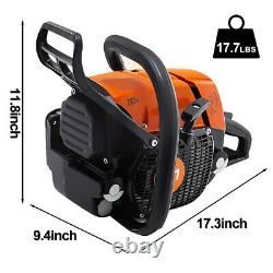 MS380 72cc Top Handle Chainsaw Gas Power Head For Stihl MS381 Fit 24/36in Bar