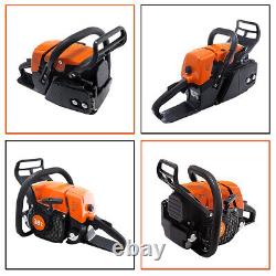 MS380 72cc Top Handle Chainsaw Gas Power Head For Stihl MS381 Fit 24/36in Bar