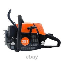 MS380 72cc Top Handle Chainsaw Gas Power Head For Stihl MS381 Fit 24/36in Bar