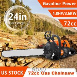 MS381 with 24'' Bar Chain 72cc Top Handle Chainsaw Gasoline Power For Stihl 038