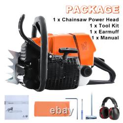 MS660 91.6cc Top Handle Chain Saws Gasoline Power Head Fit For 20/22/24/36in Bar