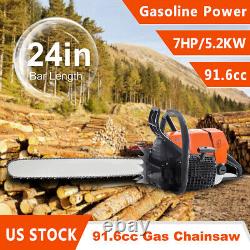 MS660 91.6cc Top Handle Chainsaw Gasoline Power Chain Saws with 24in Bar Chain