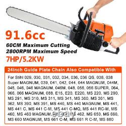 MS660 91.6cc Top Handle Chainsaw Gasoline Power Chain Saws with 24in Bar Chain