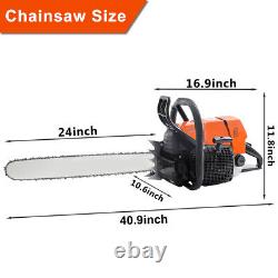 MS660 91.6cc Top Handle Chainsaw Gasoline Power Chain Saws with 24in Bar Chain