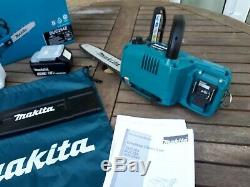 Makita DUC254 18V Top Handle Chainsaw not petrol stihl topper + 4.0ah battery