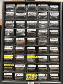 NEW OEM STIHL Parts Big Lot 150 + pieces Hardware Chainsaw