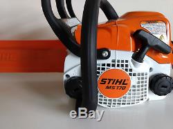 NEW! STIHL MS170 Chainsaw With16 Bar, Tools, Scabbard & Manual FREE SHIP