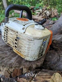 NICE! STIHL MS201t Gas Arborist Top Handle Climbing Chainsaw with Used Bar & Chain