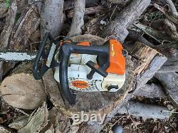 NICE! STIHL MS201t Gas Arborist Top Handle Climbing Chainsaw with Used Bar & Chain