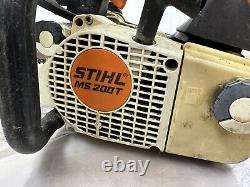 NICE Used Stihl Ms200t Chainsaw Saw High Quality Runs Tree climbing Rare