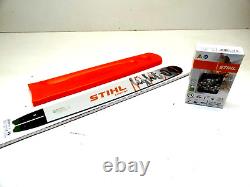 New OEM STIHL 18 Light 04 Bar, Chain & Cover Scabbard Saw 68dl. 325.050 Saw