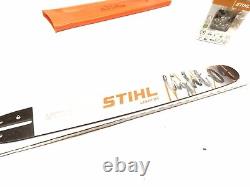 New OEM STIHL 18 Light 04 Bar, Chain & Cover Scabbard Saw 68dl. 325.050 Saw