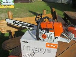 New Stihl MS661C With 28 Chain And Bar