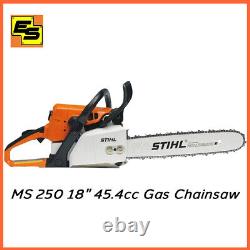 New Stihl MS 250 Chainsaw, 18 16 Bar