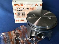 OEM Stihl 090 Chainsaw 66mm piston with rings, pin and clips 1106-030-2051