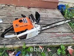 Oem Strong Running Stihl 041av Farmboss 20 Bar & Chain No Issues