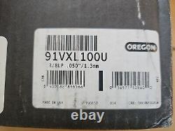Oregon 91VXL100U 3/8 Low Profile. 050 Gauge Long Top Plate Saw Chain-100' Reel