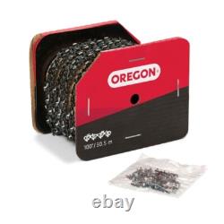 Oregon PowerCut Full Chisel Saw Chain 3/8.058 100 ft Reel, 73EXL100U
