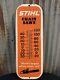 Original Stihl Chain Saws Advertising Thermometer Sign