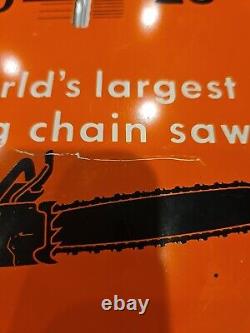 Original Stihl Chainsaw Thermometer Sign 1960s 16 Hardware Store Paint