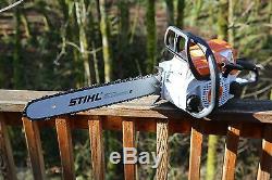 PILTZ Stihl MS180 HOT SAW 20 inch CANNON bar and Stihl Chain Perfect CHAINSAW