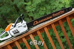 PILTZ Stihl MS201C HOT SAW 20 inch Cannon bar and Chain Perfect CHAINSAW