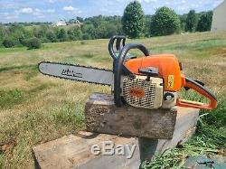 PORTED! STIHL MS 390 chain saw With Pop Up Piston 20 inch FAST SHIPPING