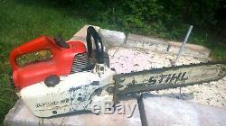 RARE VINTAGE STIHL 08S 56CC CHAINSAW WITH 20 BAR chain saw 08 S antique collect