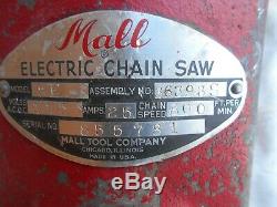 Rare Mall 3E Electric Chain Saw 1E12 Porter Cable Stihl Remington Skil Craftsman