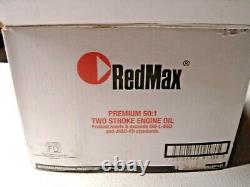 RedMax 4pc 1 gallon jugs 2-cycle trimr blower universal FD 501 ratio oil SAVE