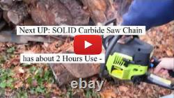 SOLID CARBIDE Chainsaw ECHO 24 84DL CS600 CS610 CS601 CS650 72LGX084 SEE VIDEO