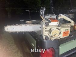 STIHL 009L Chainsaw Very Nice Running Early Model 41CC Saw With 14 Bar & Chain