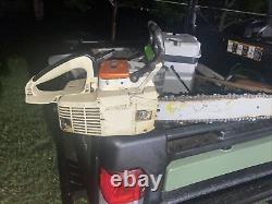 STIHL 009L Chainsaw Very Nice Running Early Model 41CC Saw With 14 Bar & Chain