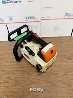 STIHL 020T Top Handle Arborist Chainsaw Powerhead Nice & Runs But Bearing Bad